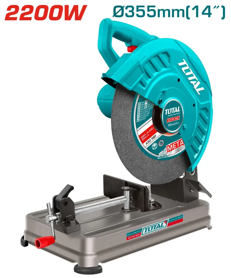 Total Ts223558 2200W Angle Cut-Off Saw 1