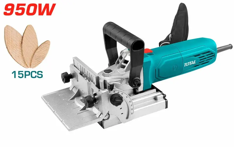 Total Ts70906 950W Biscuit Joiner – Woodworking Tool For Strong Frame Joints 1