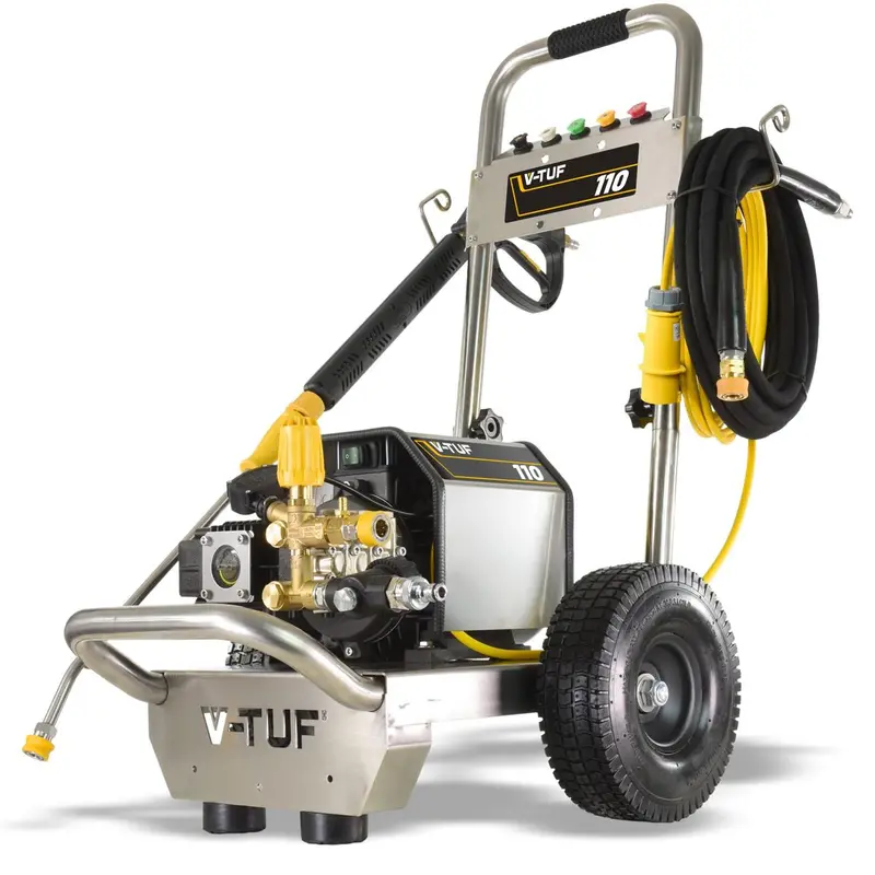 V-Tuf Vtuf110 Electric Pressure Washer – 12L/Min Compact Site Cleaner, 1450 Psi / 100 Bar 1
