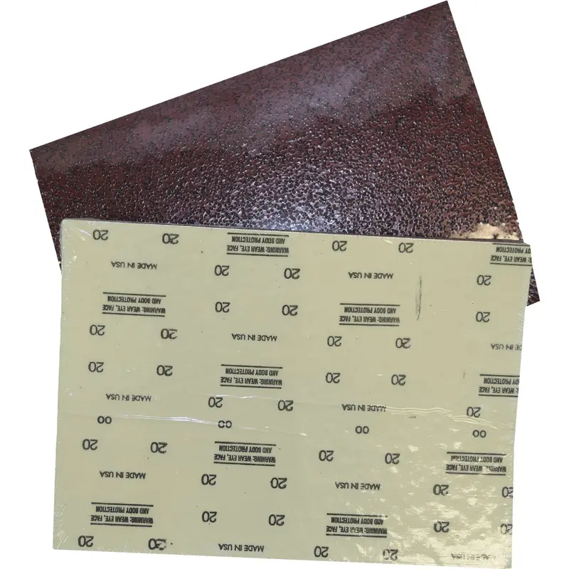 Virginia Abrasives 12" X 18" 100-Grit Sanding Sheet For Flecto Floor Buffing Machines 1