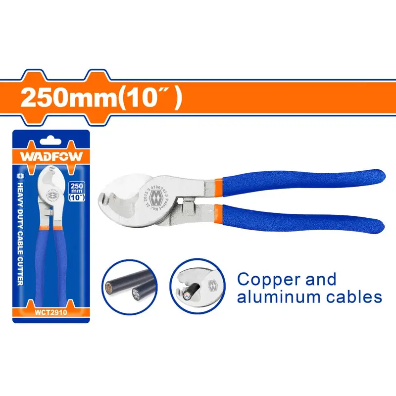 Wadfow Heavy-Duty Cable Cutter – 250 Mm Jaw Length (Wct2910) 1