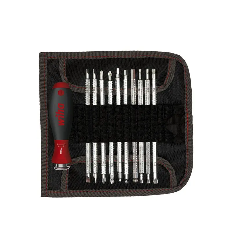 Wiha 03591 System 6 Soft-Finish Interchangeable Screwdriver Kit (12-Piece) 1