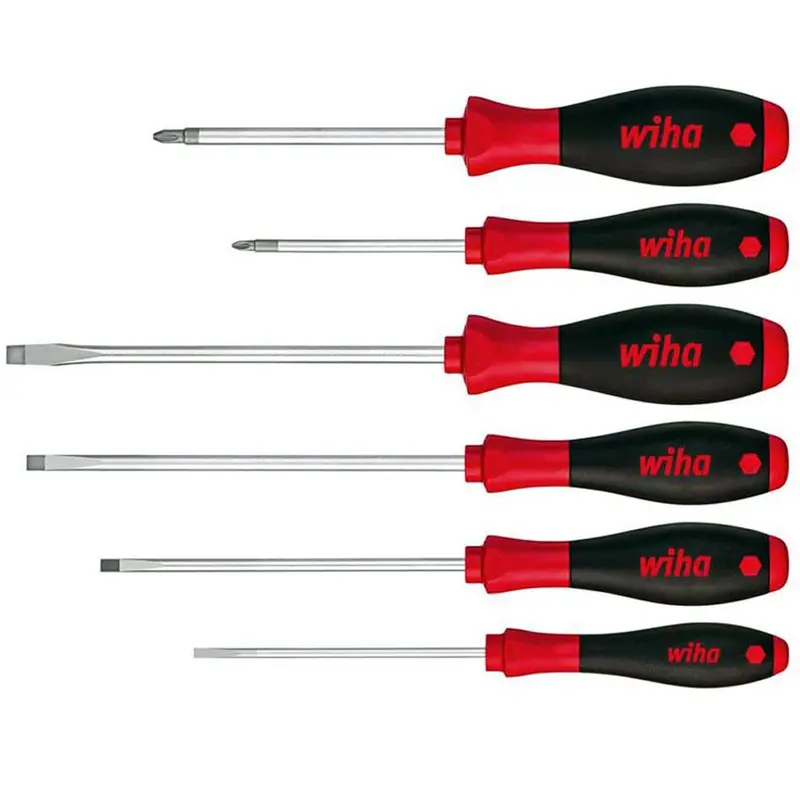 Wiha 07153 Slotted & Pozidriv Screwdriver Set (6-Piece) 1