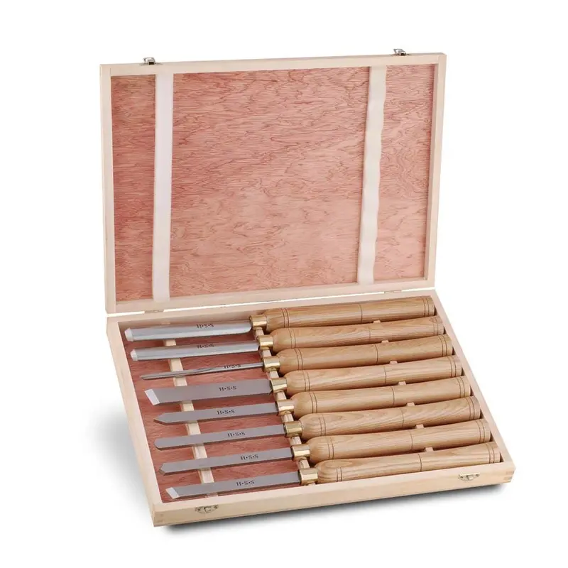 Woodworm Wwwtt8 Hss Woodturning Tool Set – 8-Piece 1
