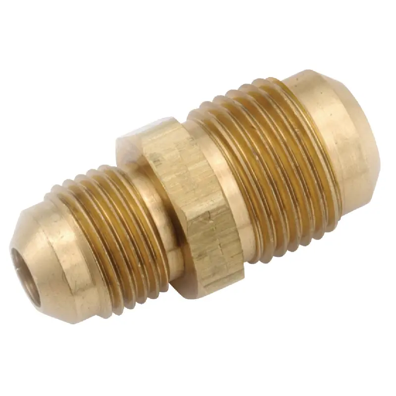 Anderson Metals 1/2 In × 1/4 In Low-Lead Brass Flare Union Fitting 1