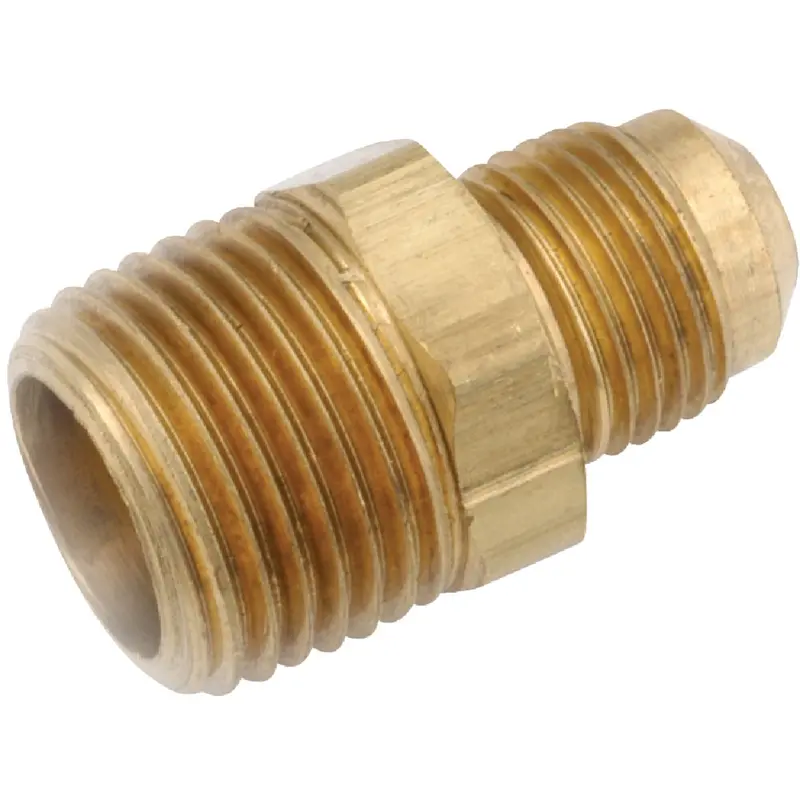 Anderson Metals Brass Male Flare Connector – 3/8" X 3/4" 1
