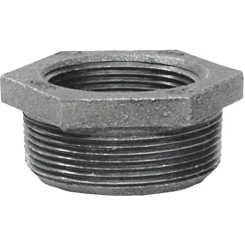Anvil Black Iron Hex Bushing – 1 Inch × 3/4 Inch Reducing Fitting 1
