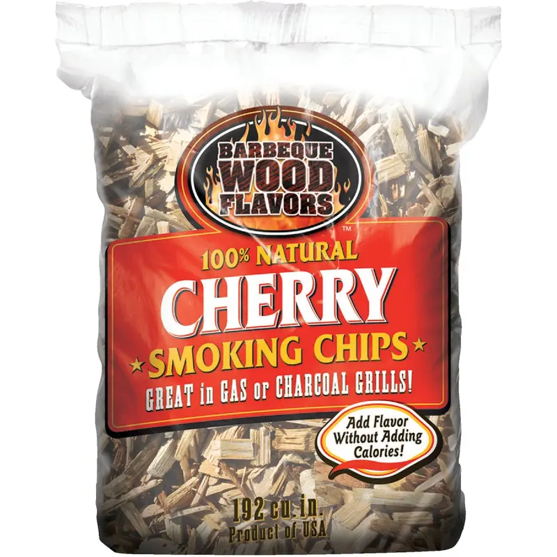 Barbeque Wood Smoking Chips – Cherry Flavor, 2.25 Lb Bag 1
