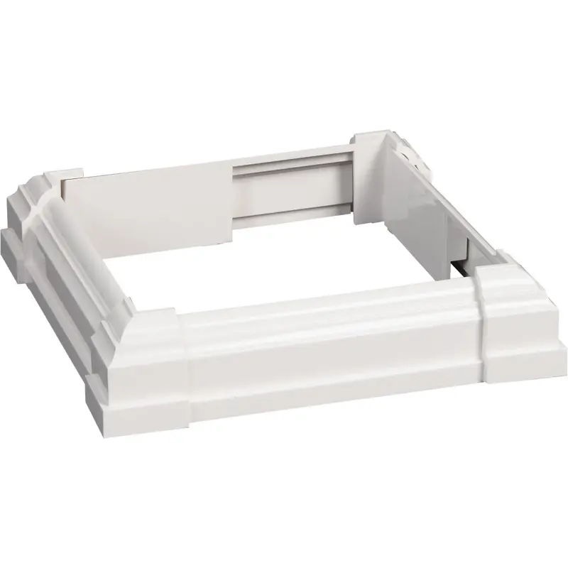 Beechdale Pvc Post Trim Collar – 6 In. Width × 6 In. Length, White 1