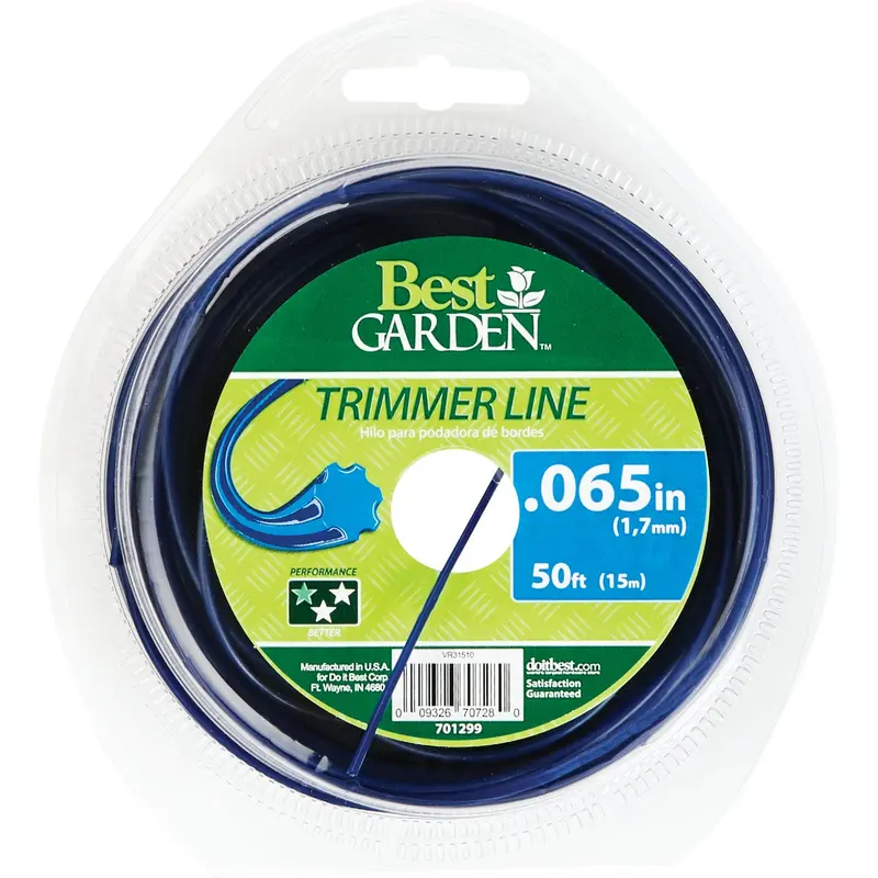 Best Garden Round Trimmer Line – 0.065" Diameter × 50 Feet 1