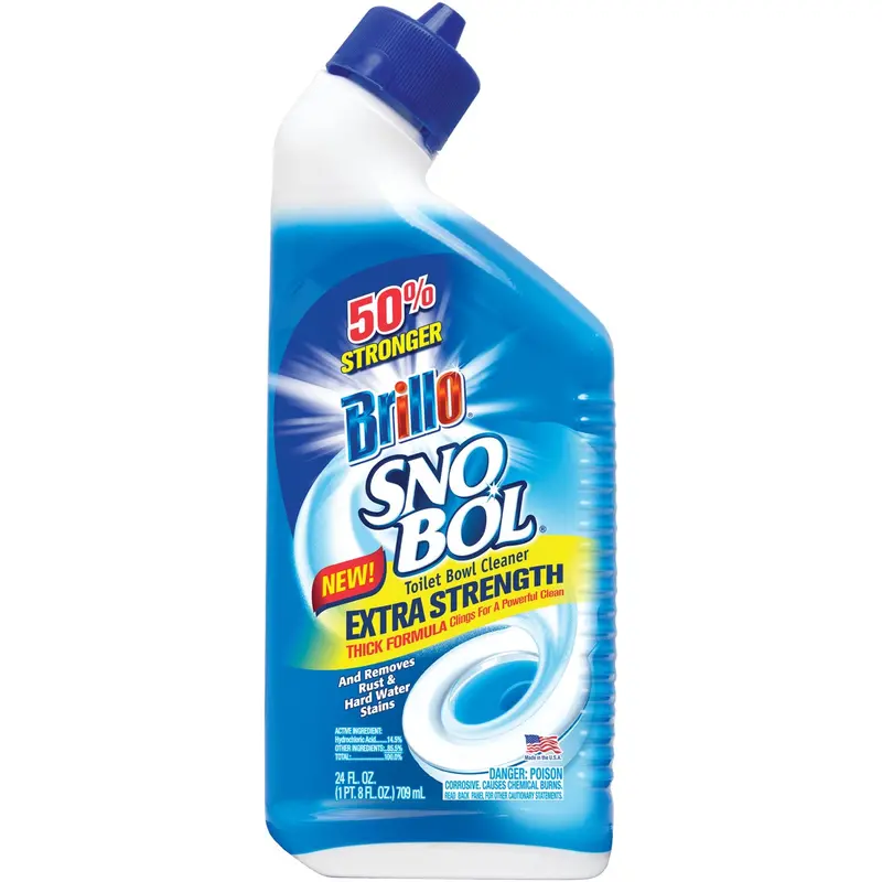 Brillo Snobol Extra-Strength Toilet Bowl Cleaner – 24 Oz. Liquid Formula For Tough Stain Removal 1