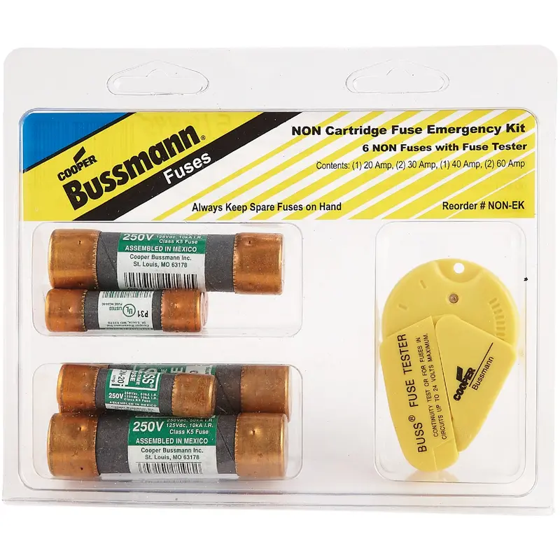 Bussmann Emergency Fuse Kit – 20A To 60A, 250V Non-Cartridge 1
