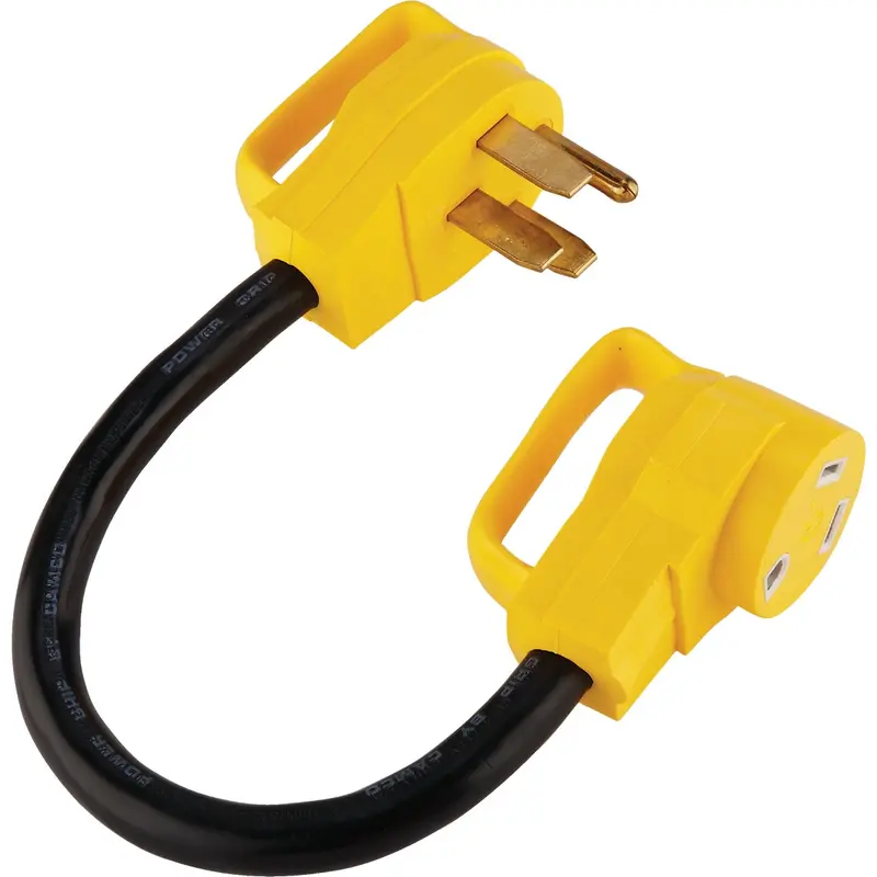 Camco Powergrip Rv Power Adapter – 50A To 30A Dogbone Style 1
