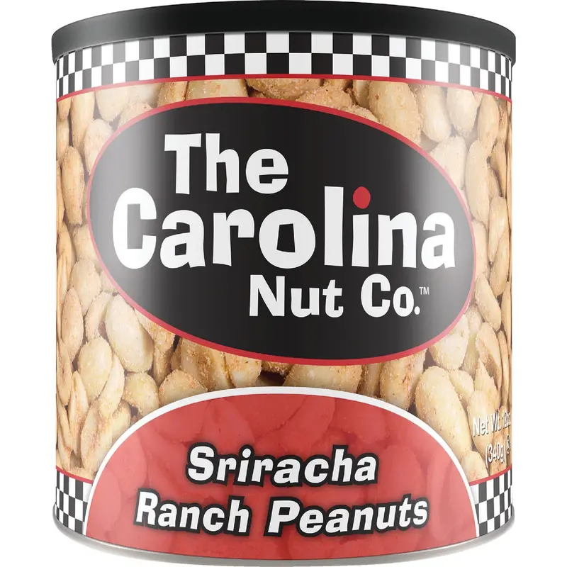Carolina Nut Co. Sriracha Ranch Peanuts – Spicy Savory Snack, 12 Oz Bag 1