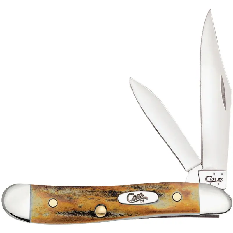 Case Stag Peanut Folding Pocket Knife – 2.1-Inch Blade, Synthetic Handle 1