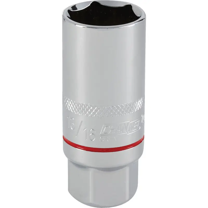 Channellock 3/8" Drive Spark Plug Socket – 13/16", 6-Point Standard 1