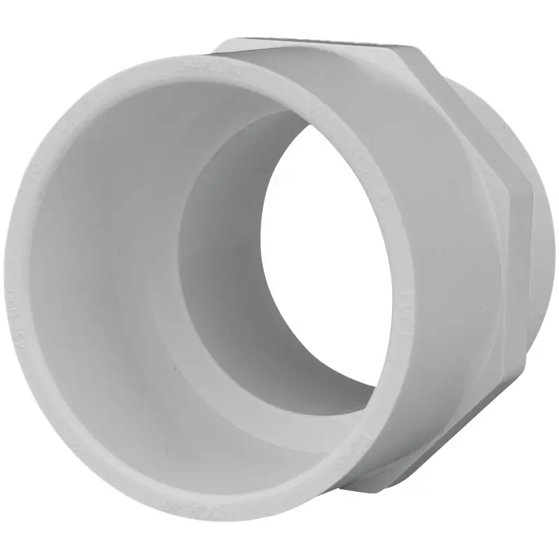Charlotte Pipe Schedule 40 Pvc Male Adapter – 2" X 2", Solvent-Weld Compatible Fitting 1