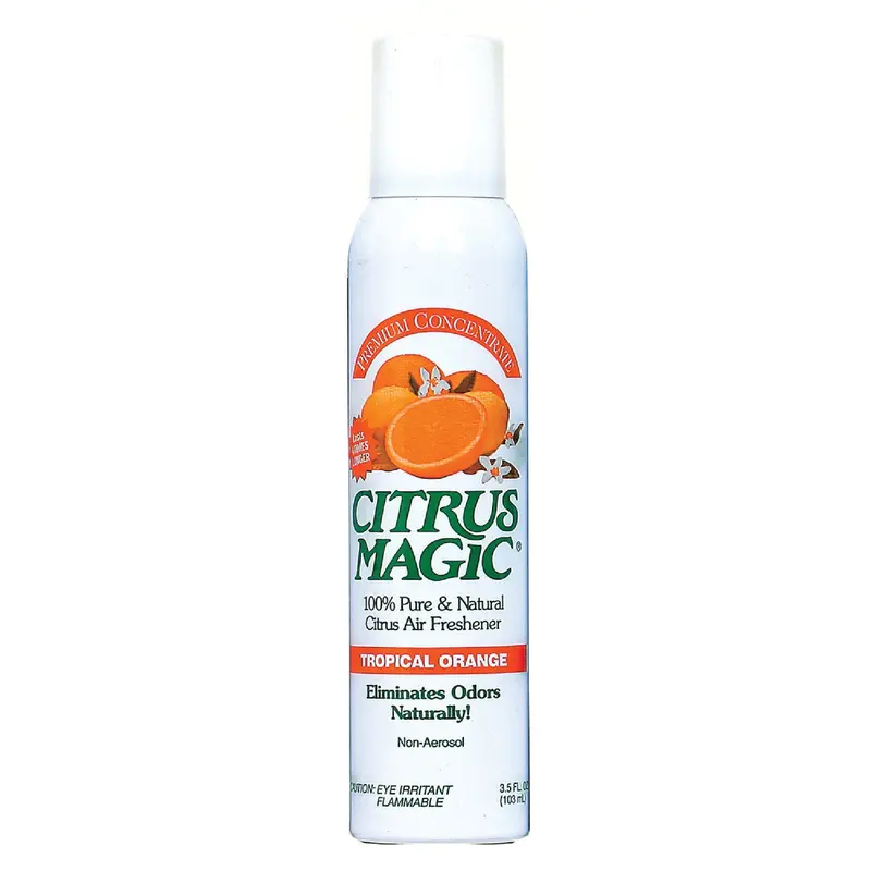 Citrus Magic Tropical Orange Air Freshener – 3.5 Oz Non-Aerosol Spray 1