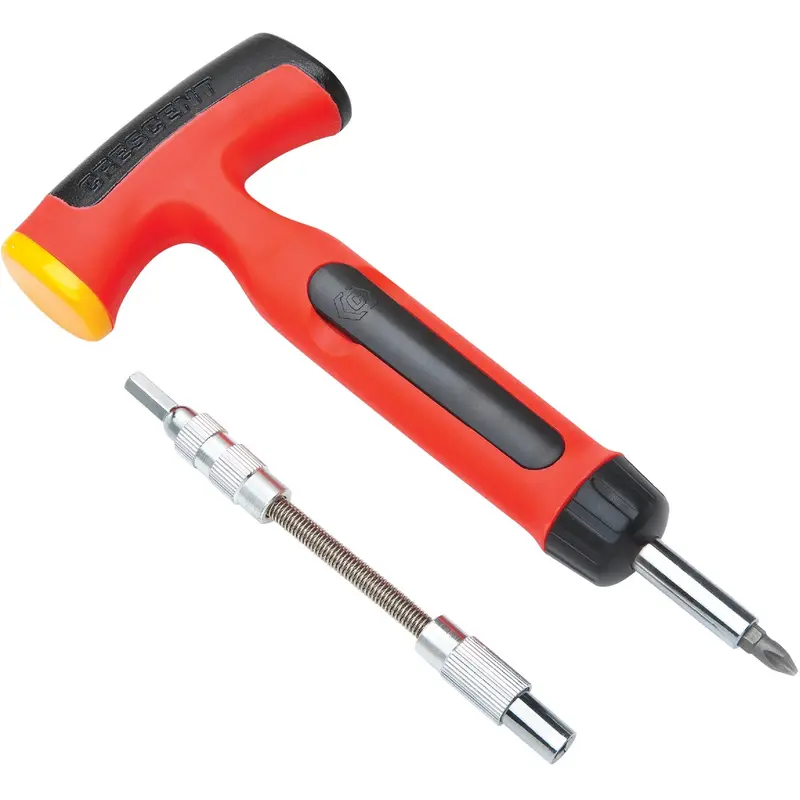Crescent Multi-Function Tool – Hammer, Screwdriver, Knife, And Ratcheting Bit Driver 1