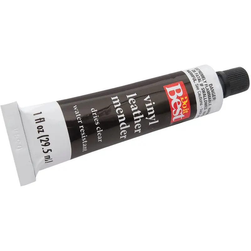 Do It Best Clear Vinyl & Leather Repair Adhesive – 1 Oz Flexible Mending Glue 1
