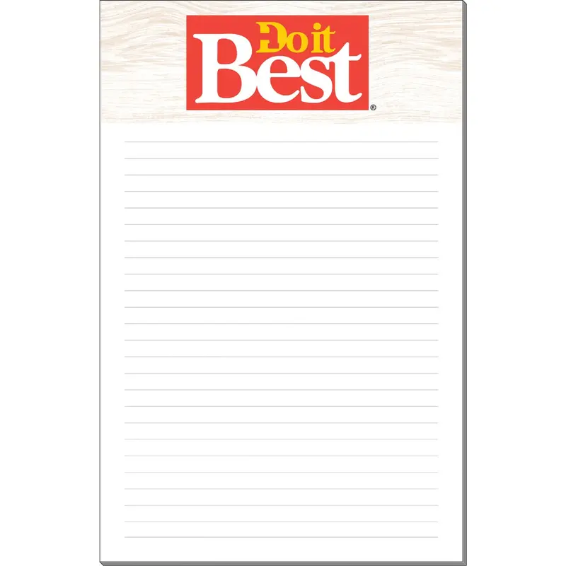 Do It Best Lined Note Pads – 5-Inch By 8-Inch, 50 Sheets, 6-Pack 1