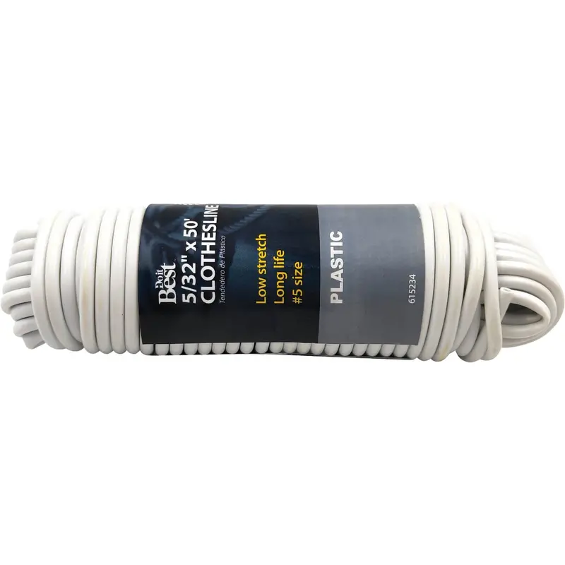 Do It Best Low-Stretch Clothesline – 50-Foot #5 Cord, 18-Pound Working Load Limit 1