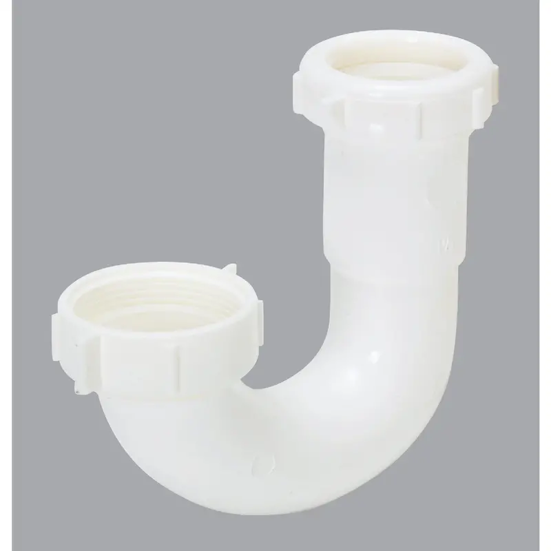 Do It Best White Plastic J-Bend Trap – 1.25-Inch Or 1.5-Inch Size (Carded) 1
