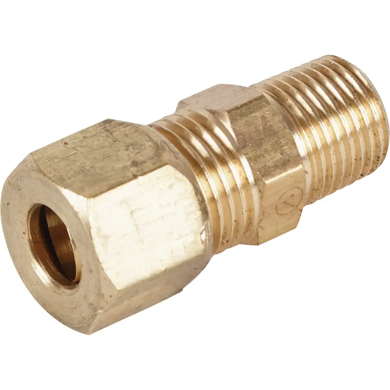 Do It Brass Compression Adapter – 1/4" Male × 1/8" Female Union Fitting 1
