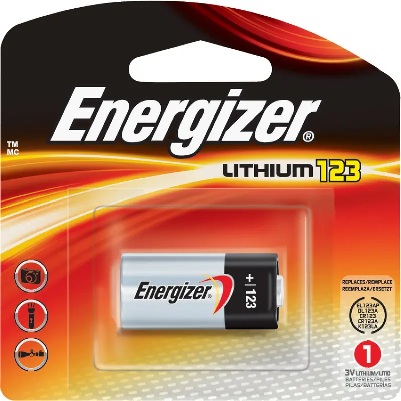 Energizer Lithium Photo Battery – 123 Size, 3V, Long-Life Performance 1