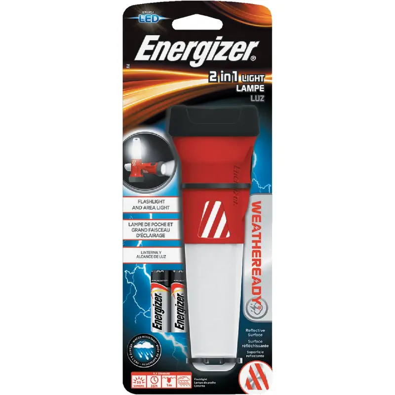 Energizer Weatheready 2-In-1 Emergency Light – Dual-Mode Led Flashlight + Area Light 1