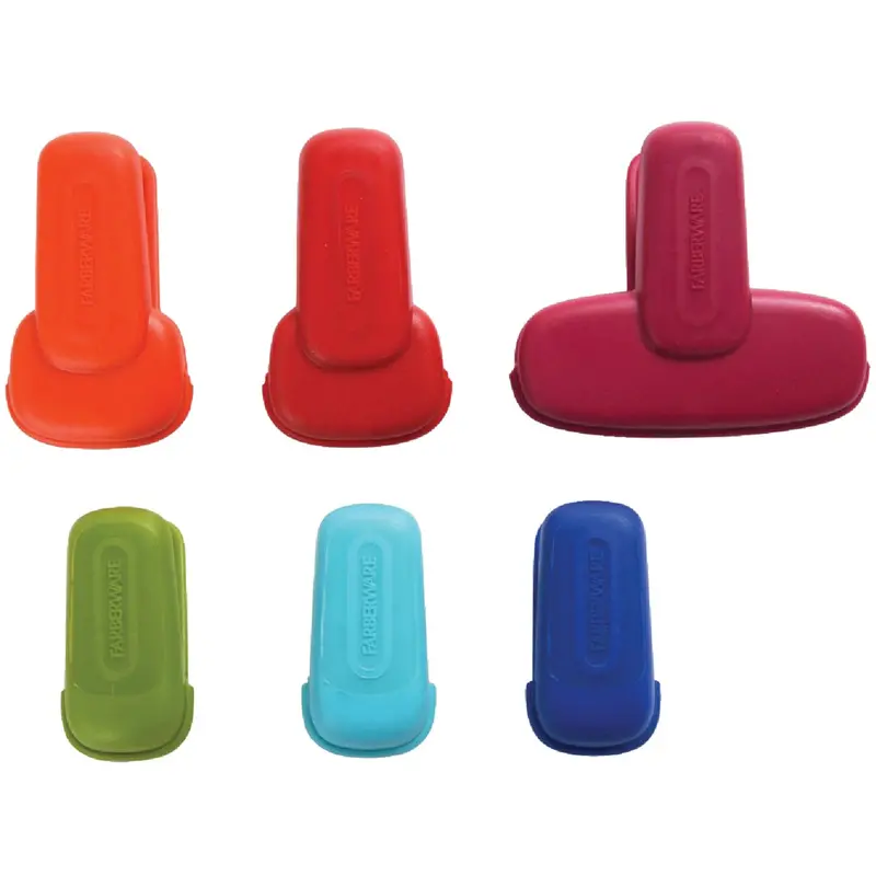 Farberware Pro Bag Clips – Assorted Sizes, 6-Piece Pack 1