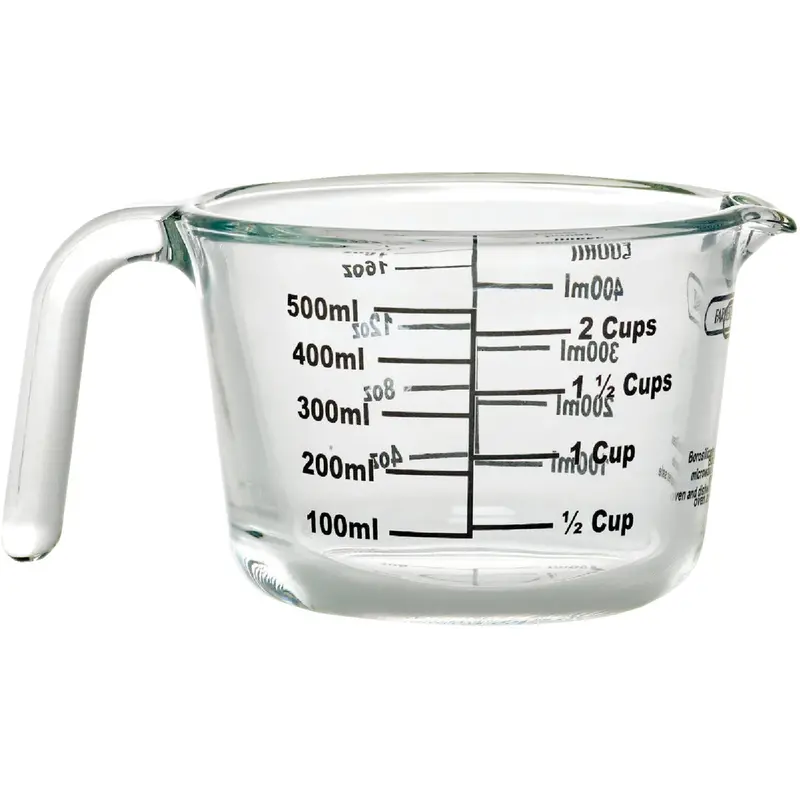 Farberware Pro Glass Measuring Cup – 2-Cup Capacity, Heat-Resistant 1