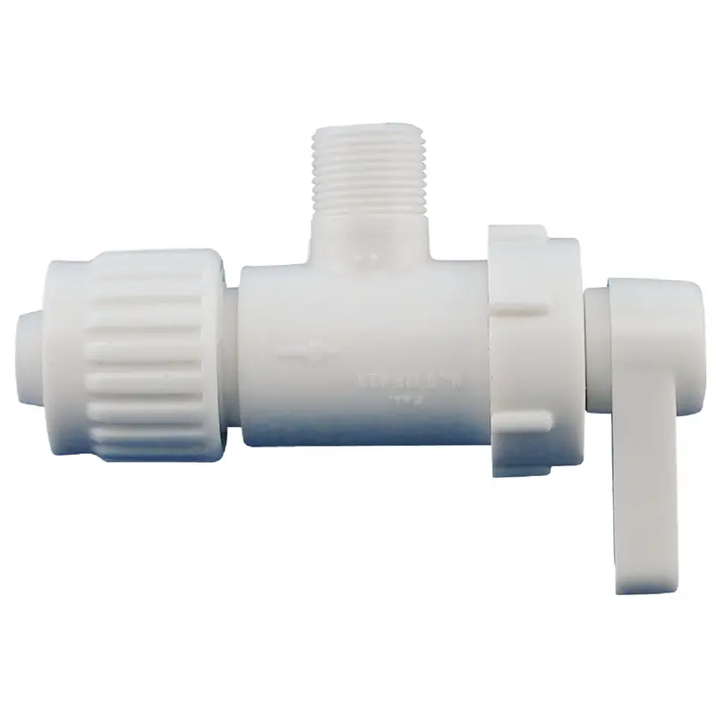 Flair-It Pex-To-Copper Angle Valve – 1/2" Pex × 3/8" Compression, 1/4-Turn Shut-Off 1