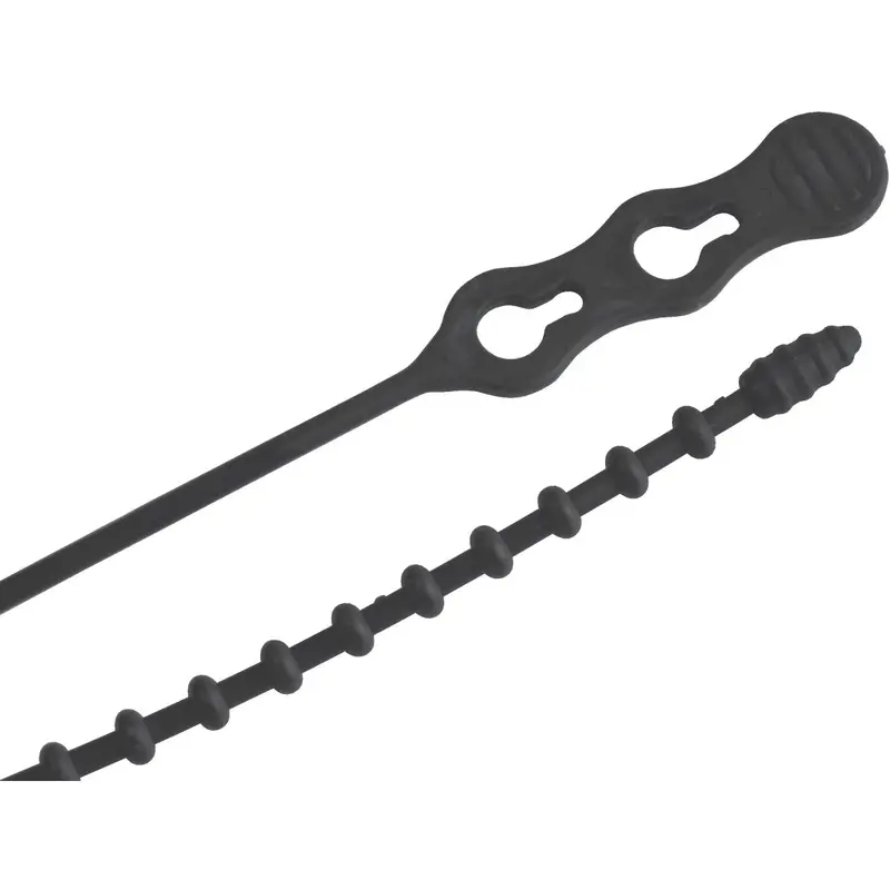 Gardner Bender Beadle Wrap Black Flexible Cable Ties – 18-Inch × 1/4-Inch (10-Pack) 1