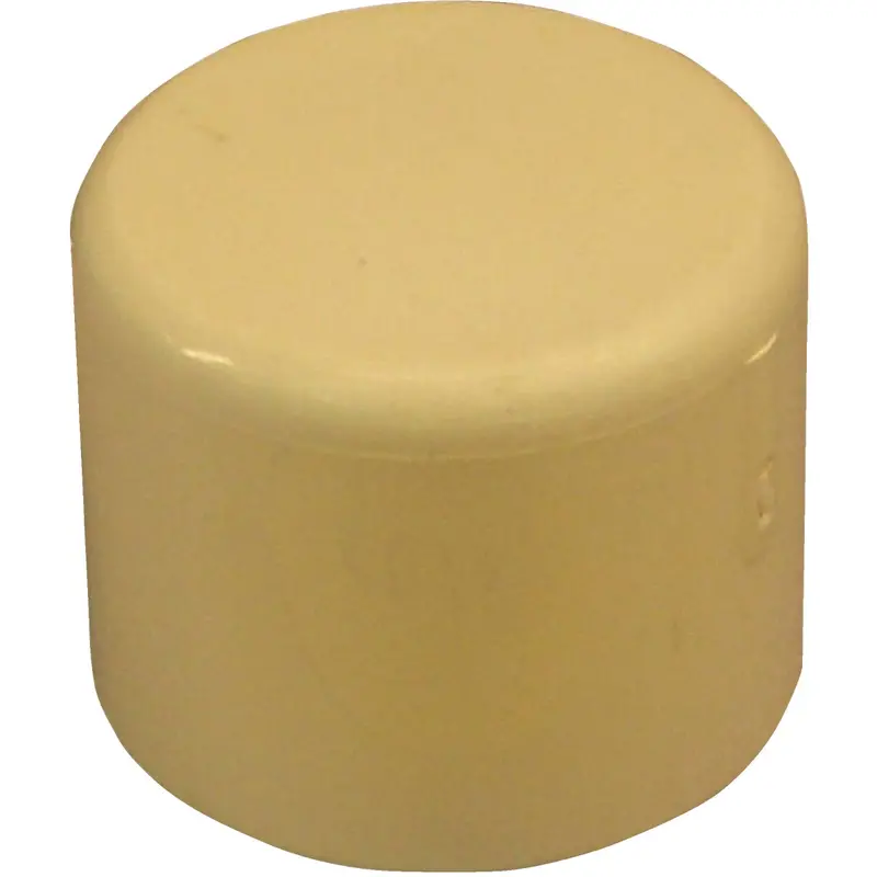 Genova 3/4-Inch Cpvc Pipe End Cap – Schedule 40 Plastic Fitting 1