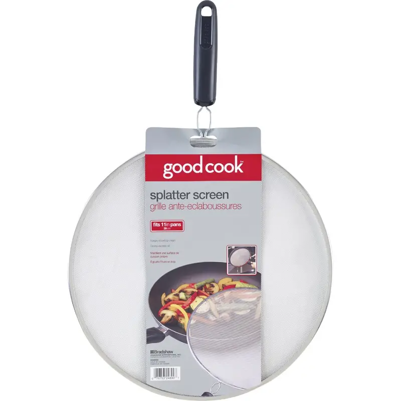 Goodcook 11.25-Inch Stainless Steel Splatter Guard For Cooktops 1
