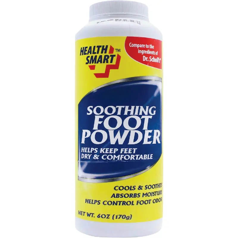 Health Smart 6 Oz Antifungal Foot Powder For Odor & Moisture Control 1