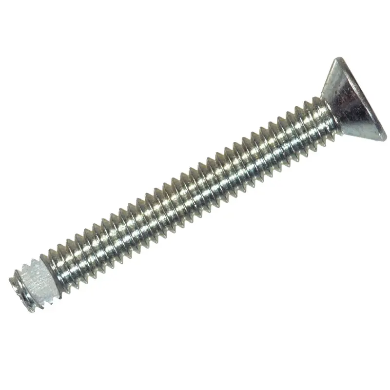 Hillman Flat Head Machine Screw Kit – 1/4"-20 X 3/4", Includes Nuts (6-Pack) 1