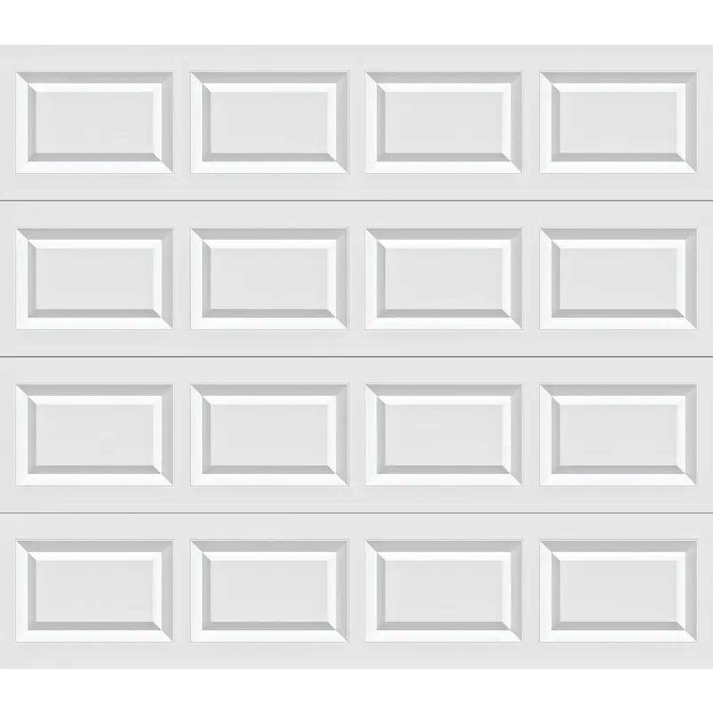 Holmes Bronze Series Garage Door – 8 Ft W × 7 Ft H White Steel With Ez-Set Torsion Spring 1