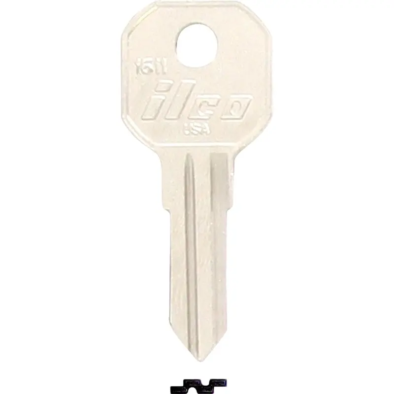 Ilco Nickel-Plated Gas Cap Keys – 10-Pack Universal Fit 1