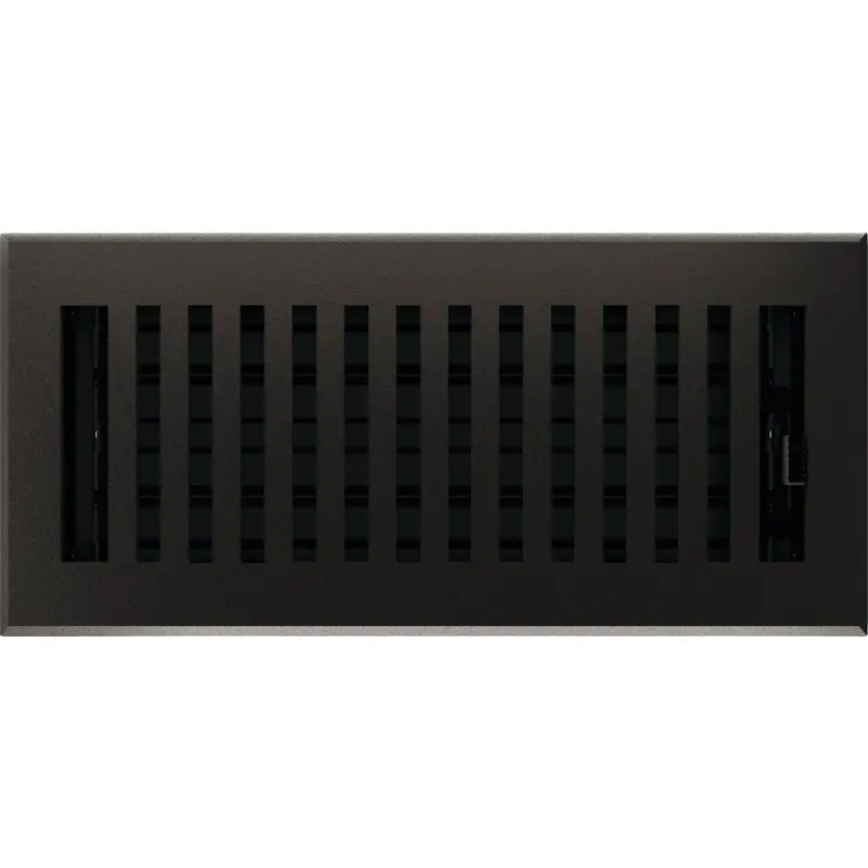 Imperial Montezuma Cast Iron Floor Register – 4 In. X 10 In., Rust-Resistant Finish 1