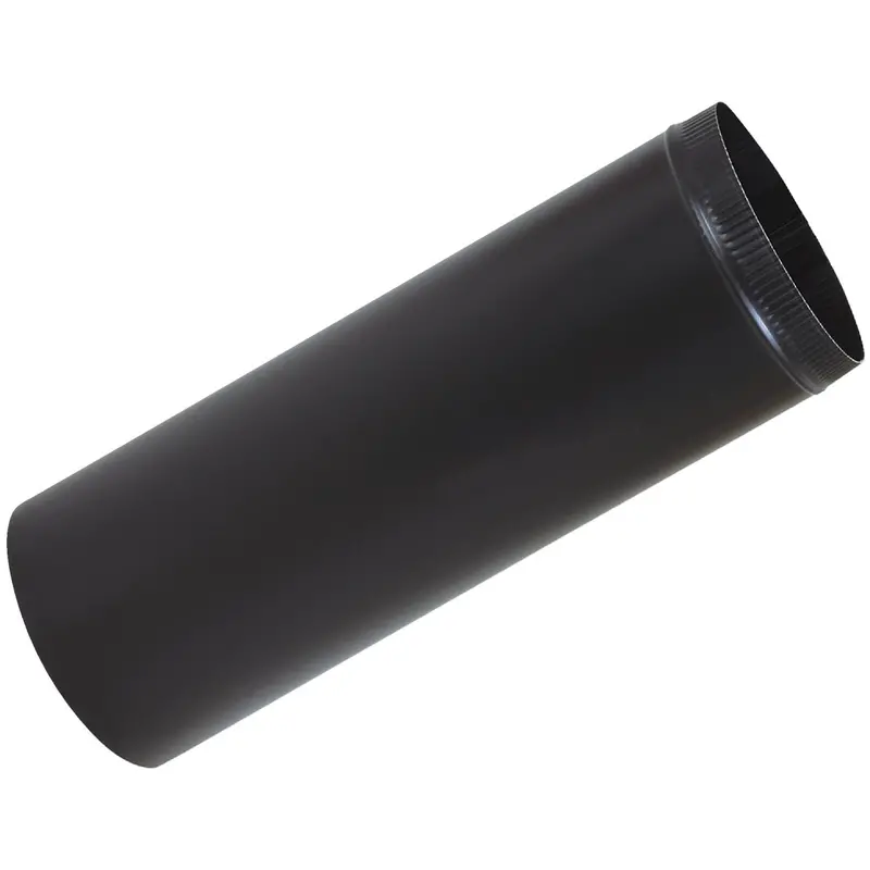 Imperial Snaplock 4-Inch By 24-Inch Black Stovepipe Rated To 1200°F 1