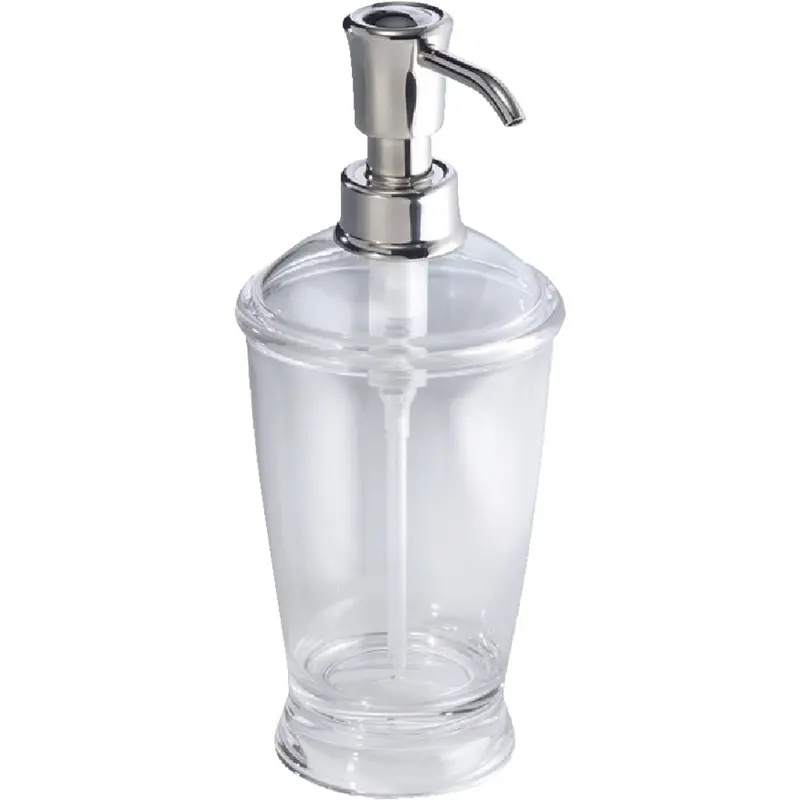 Interdesign Franklin Clear Acrylic Soap Dispenser – 12-Ounce Capacity 1