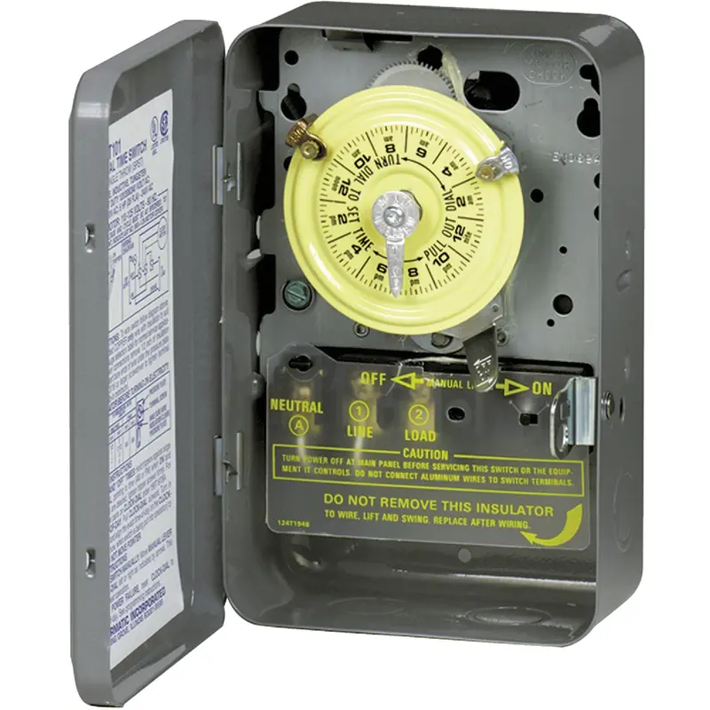 Intermatic Dpst Timer – 125V, 40A, 4000W Heavy-Duty Dual-Pole Switching Control 1