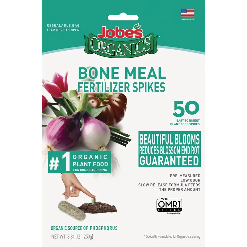 Jobe’S Organics Bone Meal Spikes – 2-14-0 Npk, 50-Pack For Root Zone Nutrient Delivery 1