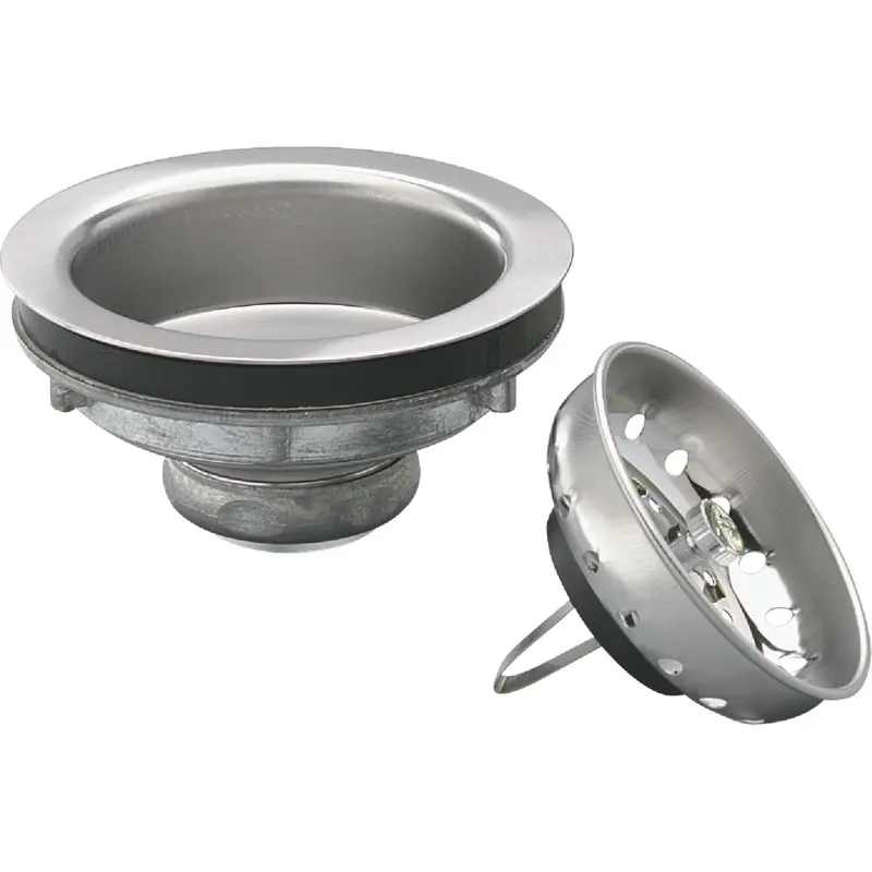 Keeney Champion Stainless Steel 3.5-Inch Basket Strainer Assembly 1