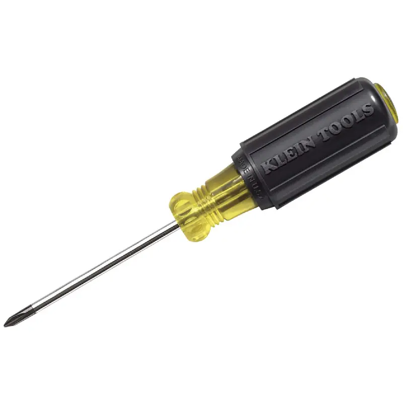 Klein Tools #1 Phillips Screwdriver – 3-Inch Shaft With Comfort Grip Handle 1