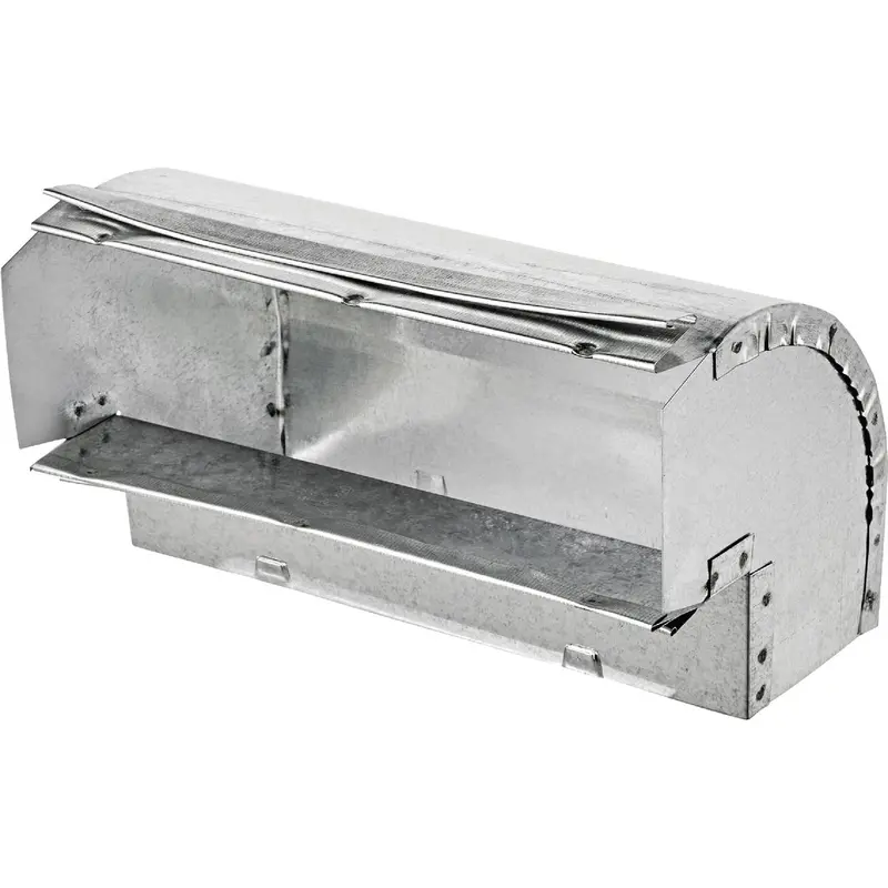 Lambro Galvanized Flat Elbow Fitting – 3-1/4" × 10" Duct Connector 1