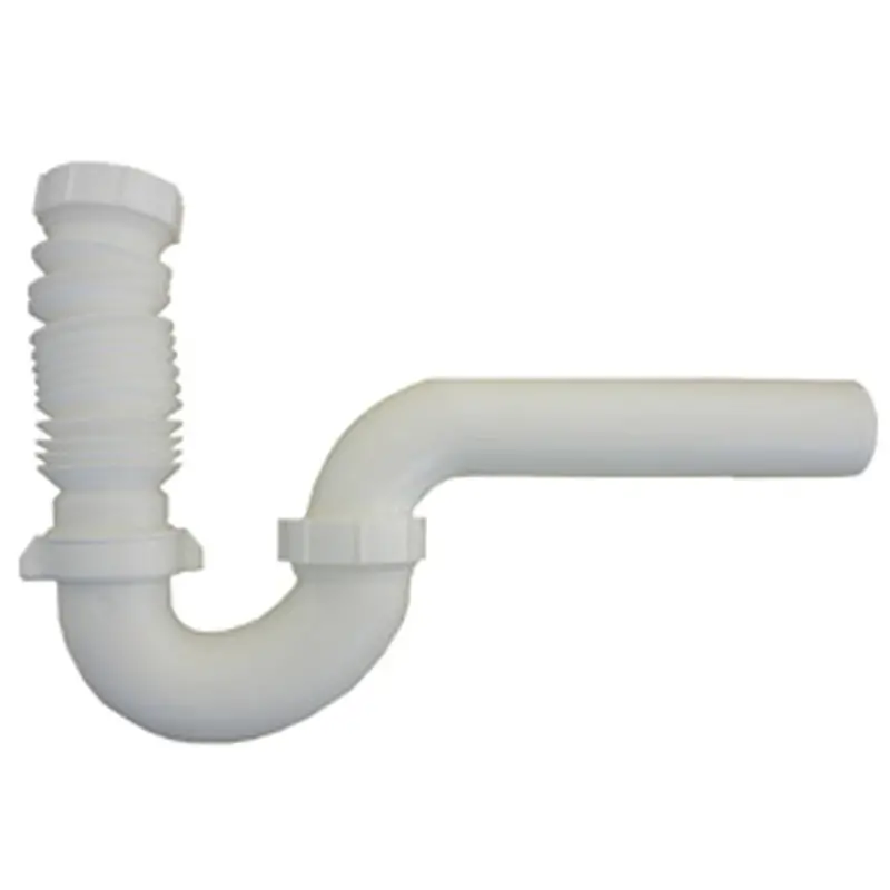 Lasco 1.5-Inch White Plastic P-Trap Assembly 1