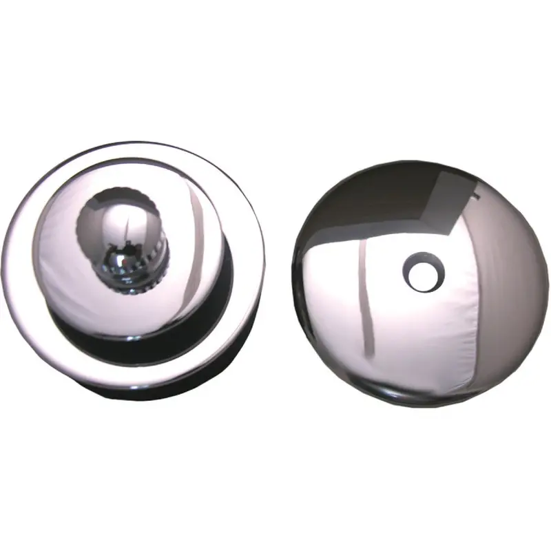 Lasco Chrome Bath Drain Trim Kit – Polished Push-Pull Style 1